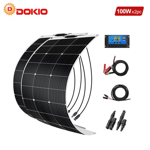 Dokio solarpanel 12v 200w - dokio,