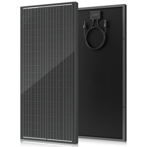 100w monokristallin solarpanel - 100w,