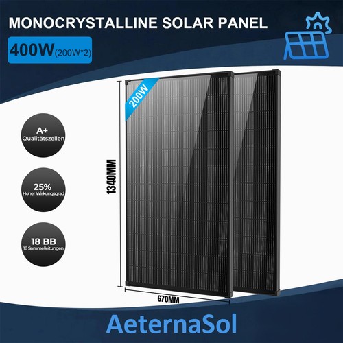 Aeternasol 400w 12v - 400w(200w*2),