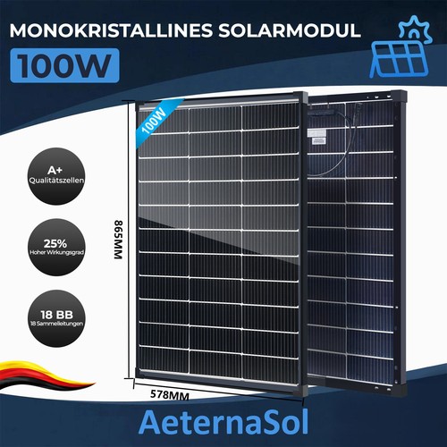 Aeternasol 100 watt bifaziale - aeternasol,