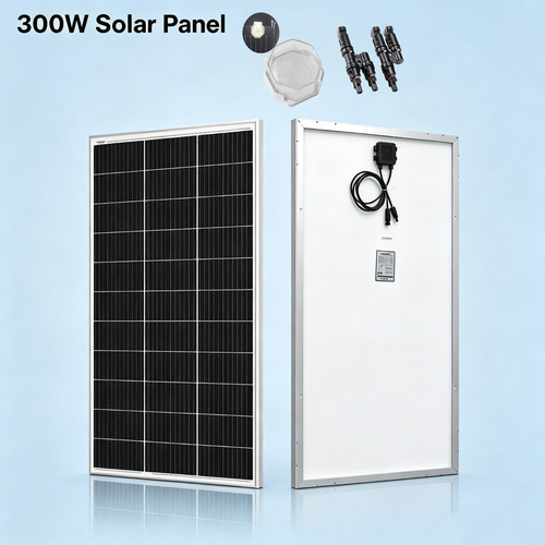 12v 300w solarpanel typ - n-typ, mono