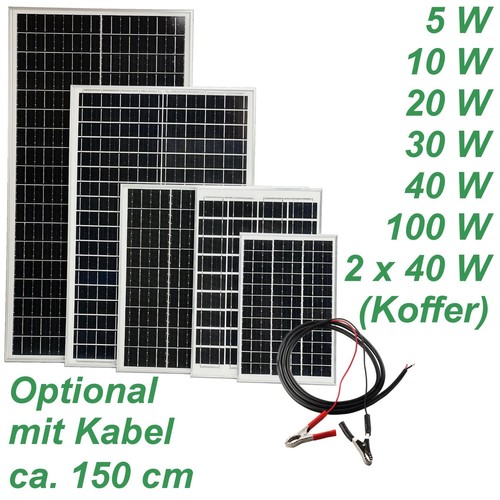 12v solarmodul 10w - 12v,