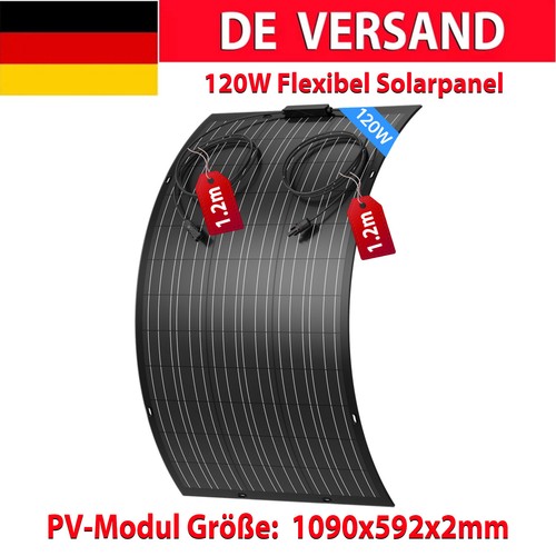 120w 12v flexibel - flexibel, solarmodul