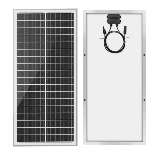100w monokristallin solarmodul - 100w,