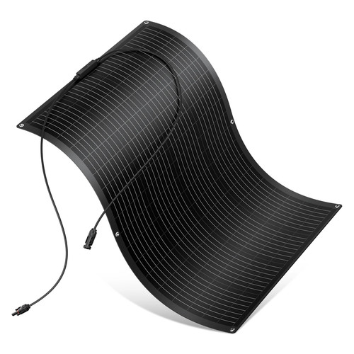 Flexibel solarpanel 130w 12v - flexibel,