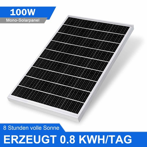 100w 12v solarpanel - 12v,